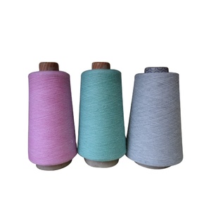 21S 100% Dope Teint Filé Polyester Recyclé Fil À Tricoter 100% Matériau Recyclé Avec Des Couleurs Vibrantes - Product Image 3
