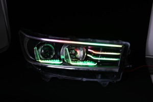 ไฟเดย์ไลท์คริสตัล LED VAHID ควบคุมผ่านแอพ 12V 3000 ลูเมน สำหรับ HILUX INNOVA <span class=keywords><strong>REBON</strong></span> - Product Image 6