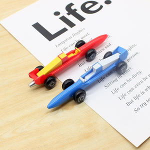 Stylo à bille de style voiture de course F1 pour enfants, apprentissage, plastique, encre noire/bleue, 14 cm - Product Image 2