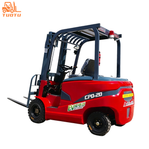 Carrello Elevatore Elettrico 4WD da 2 Tonnellate con Batteria al Litio Bilanciata, Altezza di Sollevamento 3000-6000mm, Solido e Conveniente, Prodotto in Cina - Product Image 3