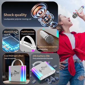 V10 Speaker Dual Microphone Mini Portable Audio Integrated Microphone Wireless BT Outdoor Portable Speaker - Product Image 5