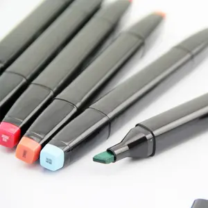 เคล็ดลับคู่ Pantone ที่กำหนดเองสีหมึก Art Marker ปากกา, ขายส่งที่ว่างเปล่า Marker