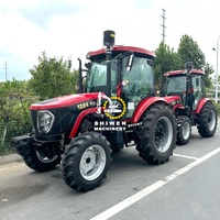Tracteur agricole chinois neuf SHIWEN 120HP 4x4 certifié CE EPA, transmission par engrenages, moteur à économie d'énergie, garantie 1 an