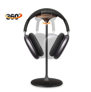 Soporte para auriculares de madera de nogal, soporte para juegos de nogal natural para <span class=keywords><strong>AirPods</strong></span> Max, <span class=keywords><strong>Beats</strong></span>, Bose, Sennheiser, Sony, Audio-Technica y más - Product Image 4