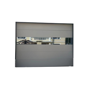 Puerta de Garaje Seccional Moderna con Panel Plano, Doble Capa de Acero, Aislamiento de Espuma de PU, Certificación CE, Color <span class=keywords><strong>Antracita</strong></span>, Estilo Contemporáneo para Villa - Product Image 6