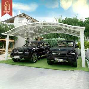 Hangar paysager abri de voiture auvent coulissant <span class=keywords><strong>Barbecue</strong></span> toit souple espace de stationnement auvent coulissant Double ouverture avant-toit abri de voiture - Product Image 2