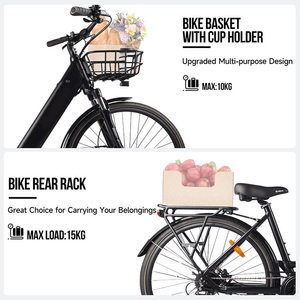 Respectueux de l'environnement ADO A20F XE vélo de ville électrique vélo électrique vélo pliant ebike vélo de route pliant montagne - Product Image 6