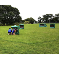 Ensemble de bunkers de paintball gonflables modulaires, obstacles portables hermétiques pour le tir à l'arc, équipement professionnel pour le paintball au gel