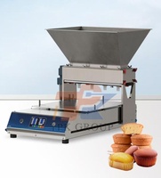 Petite machine de dépose de pâtisserie de bureau, machine automatique de remplissage de pâte à gâteau