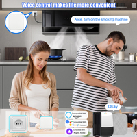 Interruptor Inteligente WiFi de 1 Canal y 16A, Relé de Control Remoto para Luces, Electrodomésticos de Garaje, Compatible con Tuya, Alexa y Google