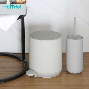 Cubo de basura de estilo escandinavo y soporte para escobilla de <span class=keywords><strong>baño</strong></span> BSCI Factory Set de <span class=keywords><strong>baño</strong></span> - Product Image 5