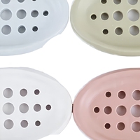 Boîte de drainage pour savon en silicone rectangulaire Zenidoo Classic avec un design pratique pour une utilisation dans la salle de bain