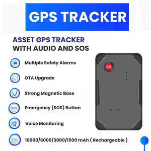 Traceur GPS portable 4G IK208 avec base magnétique, surveillance audio, alarme SOS et batterie longue durée pour le suivi des véhicules et des actifs - Product Image 6