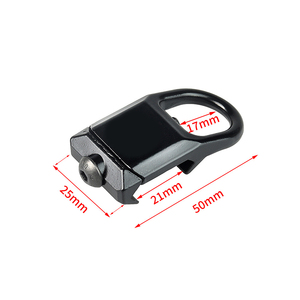 Kit para viajes cortos al aire libre, ultraligero, compacto, con anillo en D de una pieza, base de fijación, tornillo de sujeción incorporado, accesorio de conexión portátil - Product Image 3