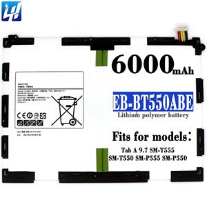Batterie de tablette OEM EB-BT550ABE <span class=keywords><strong>T555</strong></span> T550 P555 P550 pour <span class=keywords><strong>Samsung</strong></span> Galaxy Tab a 9.7 - Product Image 5
