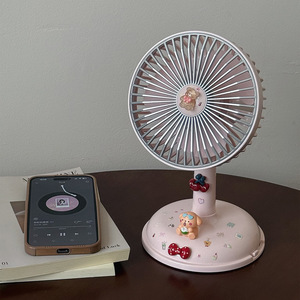 Creative Cute Small Battery Powered Class a Energy Efficient 3-Speed <b>Air</b> <b>Circulation</b> Desk <b>Fan</b> for Car & Dorm Use - Product Image 6