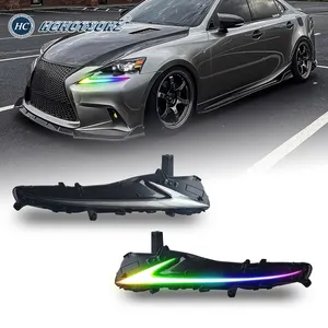 HCMOTIONZ Đèn Chạy Ban Ngày Streamer Nhà Máy Lắp Ráp Đèn Xe Hơi 2013-2020 IS250 IS350 F RGB DRL Cho Lexus