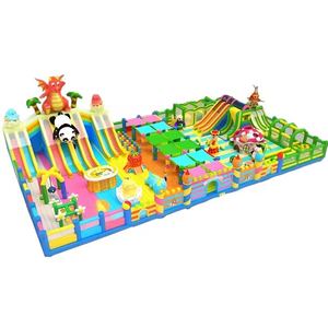 Aventures spatiales : Château gonflable, grand trampoline extérieur, nouveau lit de saut gonflable carré pour enfants avec toboggan - Product Image 1