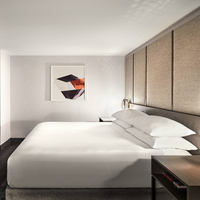 Ensemble de meubles de chambre d'hôtel moderne avec lavabo pour projet d'hôtel 5 étoiles et appartement en gros