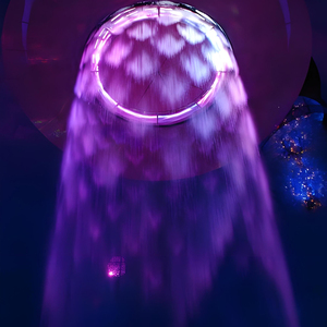 <span class=keywords><strong>Fontana</strong></span> Luminosa Multicolore in Acciaio Inox, Cascata d'Acqua Personalizzata, <span class=keywords><strong>Fontana</strong></span> Danzante in Vendita - Product Image 2