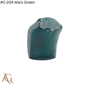 Nano Lab Grown Rough # C 204 Mars Green, pierre synthétique de qualité facettée résistante à la chaleur, pour la lapidaire, coupe de pierres précieuses, imitation bleu-vert - Product Image 2