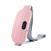 Cinturón Térmico USB para Aliviar el Dolor Menstrual, Cinturón Inteligente para Calentar la Zona Abdominal, Almohadilla Térmica para Cólicos Menstruales