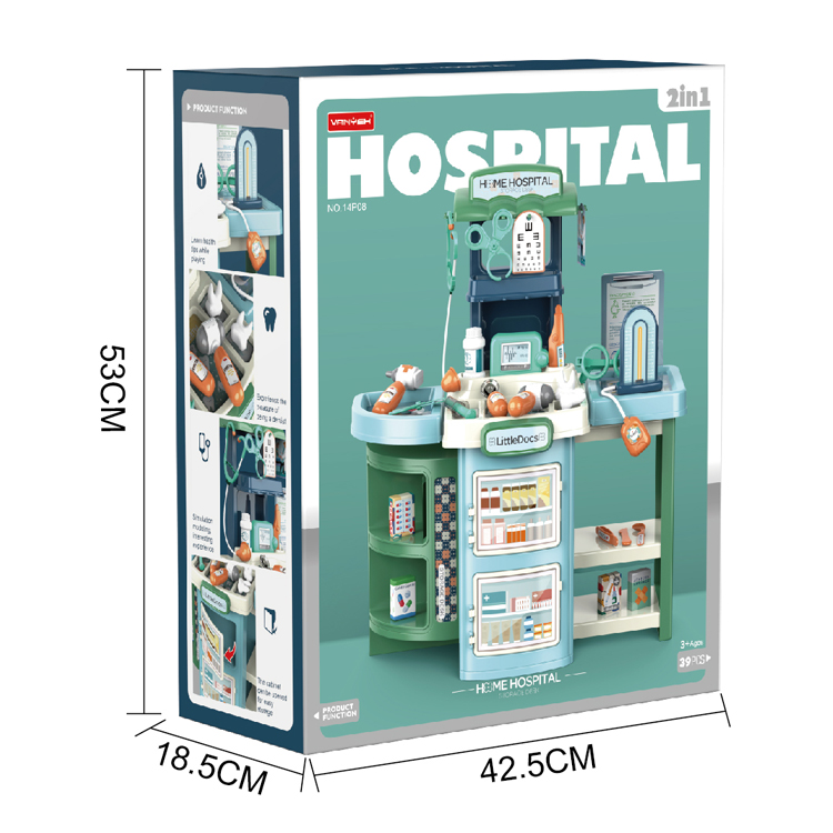 Портативная обучающая больница, детский стоматологический набор, детский врач, игрушка, комплект для ролевых игр для детей