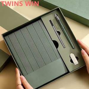 Cubierta personalizada y páginas interiores Deducción de superficie plana Cuadernos A5 Juego de caja de regalo de cuaderno de cuatro piezas - Product Image 2