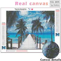 Paysage Diamant Peinture Kits 5D DIY Plein Carré/Rond Diamant Peinture Paysage Bord De Mer Coucher De Soleil Mur Art 3D Home Decor Cadeaux