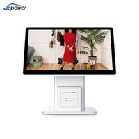 Terminal de point de vente Jepower 15,6 pouces AHD16 Android 11, caisse enregistreuse de supermarché, imprimante thermique 58 mm, tout-en-un tactile, 2+16 Go, quad-core