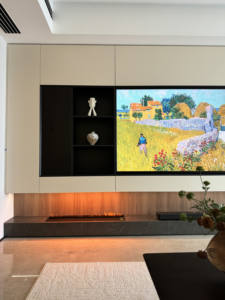 ตู้วาง<span class=keywords><strong>ท</strong></span>ี<span class=keywords><strong>วี</strong></span>สไตล์มินิมอลโมเดิร์น เคลือบแลคเกอร์แบบสัมผัสนุ่ม พร้อมไฟ LED เหมาะสำหรับโชว์รูม คลับ และวิลล่า - Product Image 4