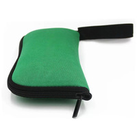 Pochette de souris pliable 2-en-1 en néoprène Beckon Wholesale avec poignée de transport et fermeture éclair pour cadeaux d'affaires et accessoires d'ordinateur portable