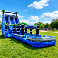 Toboggan aquatique gonflable pour fête d'anniversaire, parc aquatique pour enfants, piscine, divertissement en plein air, jeux aquatiques, location