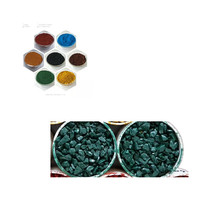 Poudre d'oxyde de fer rouge bleu ciment pour coloration