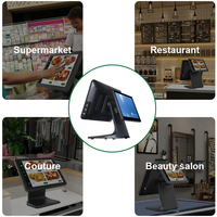 POS-терминал LX1562 15,6 дюйма: Полная POS-система для магазина с кассовым аппаратом на Windows, производство Китай