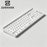 ZORNHER ZH100 Kit DIY Kustom 100-Key Hot Swap PCB Stabilizer Pre-lubed RGB Backlit Struktur Gasket Keyboard Gaming DIY