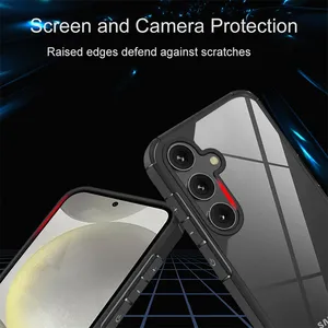 Hybride Robuste Armure Antichoc Téléphone étui pour samsung A55 A54 A53 A13 A32 A34 A52 S22 S23 S24 S25 Ultra Plus S21FE Dur PC Couverture - Product Image 3