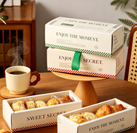 Boîtes à biscuits de luxe de qualité alimentaire avec impression de logo personnalisé, boîtes à macarons, boîtes à chocolats, boîtes à beignets avec tiroir