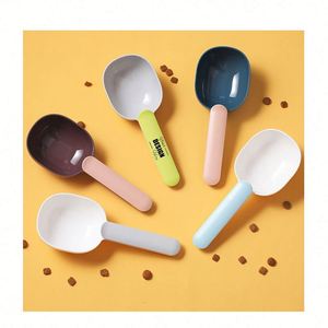 Custom Food Scoop with Bag Clip Handle for Cats, Puppies & Small Dogs - 1 Cup, 100g <b>Measuring</b> <b>Spoon</b>, Promotional Gift - Product Image 1