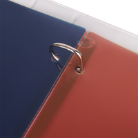 AFFISURE A4 A5 A6 diviseurs d'indexation en plastique coloré Page étiquettes classifiées diviseurs à onglets en plastique Transparent pour classeur à 3 anneaux