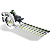 Scie circulaire électrique FestoolS 1900W, qualité industrielle et bricolage, 6-1/4 pouces avec rail de coupe transversale de 420 mm pour le sciage du bois, de la pierre et de la brique