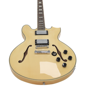 <span class=keywords><strong>Guitarra</strong></span> Eléctrica Jazz Master de Cuerpo Sólido con Mástil de Caoba, Color Natural Personalizado - Product Image 4