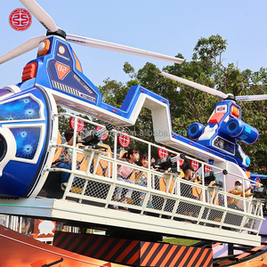 Manèges à sensations fortes, attractions de parcs d'attractions, jeux de fête foraine, manège Flying Plane Surfer, équipement de parcs de loisirs - Product Image 5