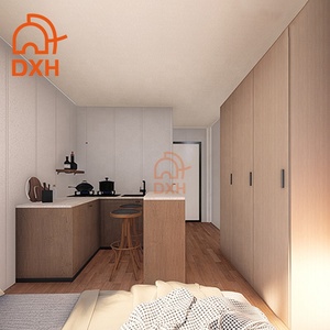 Maison conteneur préfabriquée personnalisée à 3 étages en acier pour <span class=keywords><strong>chambre</strong></span>, salon, logement <span class=keywords><strong>étudiant</strong></span>, salle de classe, bureau, camping, hôpital - Product Image 5