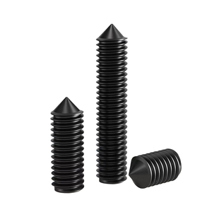 12.9 High Tensile Hex <b>Socket</b> Set Screw Heat Treated Alloy Steel CNC Mold Shaft Position Fastener in stock - Product Image 4