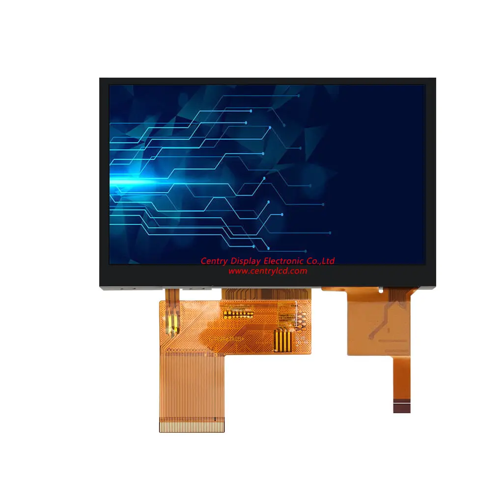 Жидкокристаллический ЖК-дисплей TFT 4,3 дюйма IPS full view широко используемое промышленное оборудование для автомобиля аудио и видео