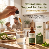 OEM/ODM Zuurzak Vloeibare Druppels Natuurlijk Graviola Bladerenextract Immuunondersteuning Antioxidant Kruidensupplement 60ml Privélabel