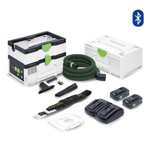 Kit d'aspirateur mobile sans fil CTMC SYS HPC 4.0 I-Plus 12-24V 4.0Ah Li-ion classe M avec perceuse à vitesse variable - Product Image 1