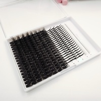 Cils en Touffes Personnalisables Logo DIY Marque Privée Volume Extensions de Cils en Grappe Vente en Gros Cils Inférieurs Spike CILS EN TOUFFES