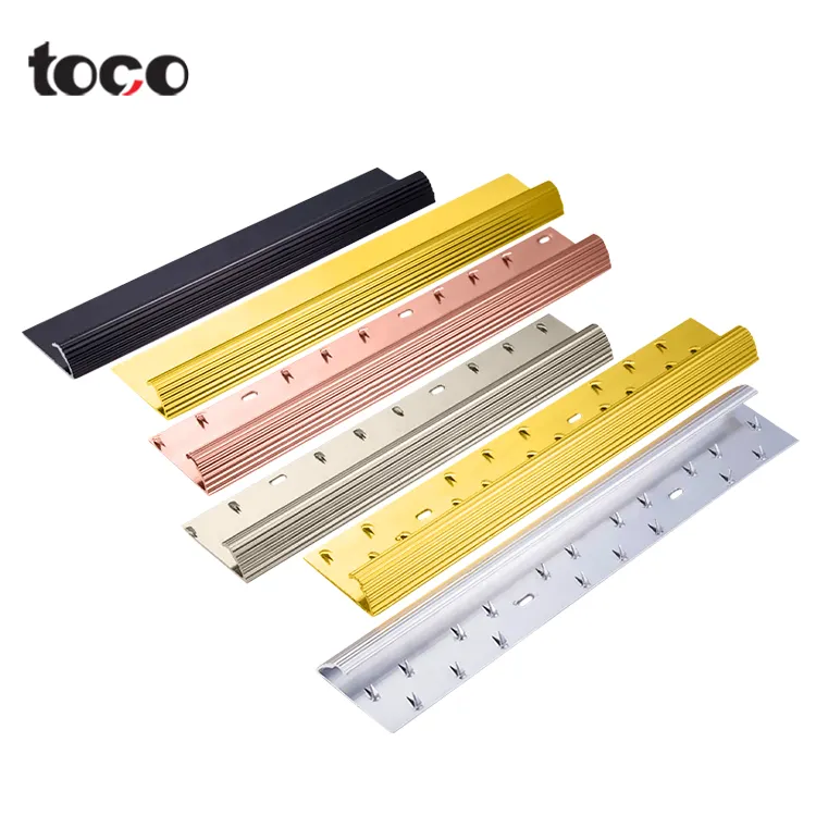 Toco Aluminium Carpet Edge Strips Black Fabric Bunnings Trim Carpet Edges Aluminum Z Bar Carpet Transition Trim Tack Strip